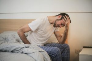 A Man Feeling Unwell and Suffering from IBS